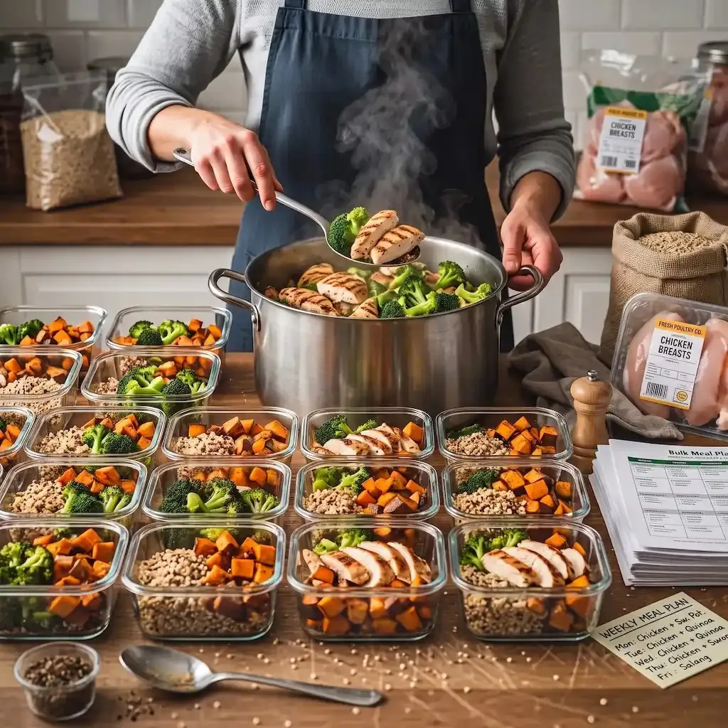 Meal prep bulk: zo kweek je spiermassa zonder gedoe