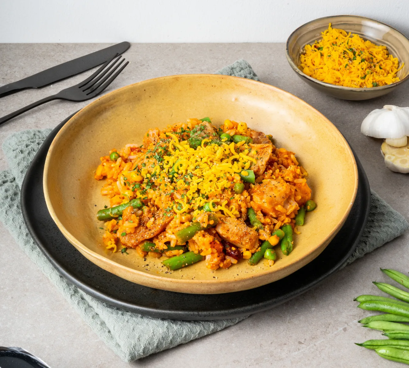 Mexicaanse rijstschotel - Vegetarische Kip [VEGA]