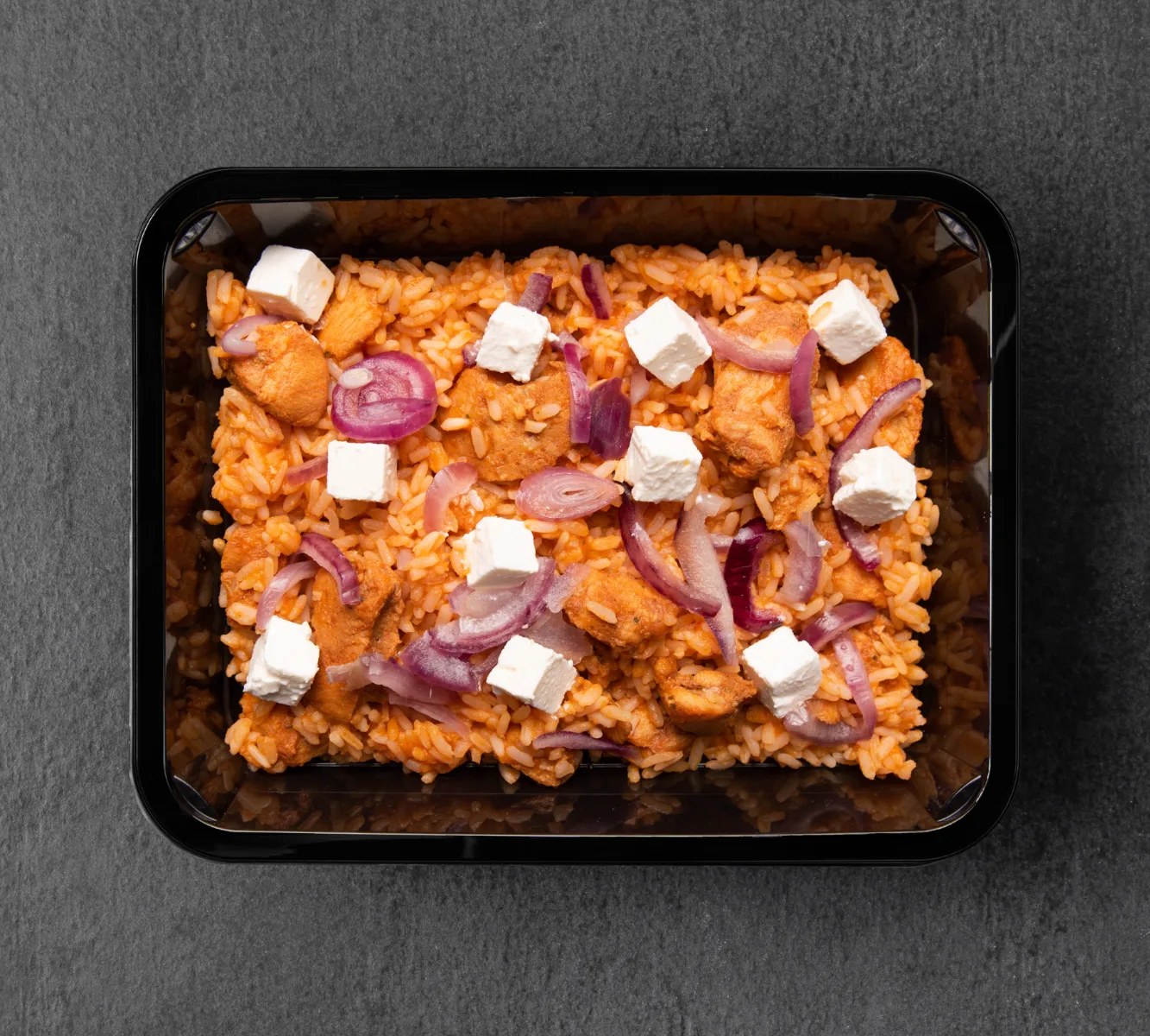 Tomatenrijst met feta (Greek style) - Vega Kip [VEGA]