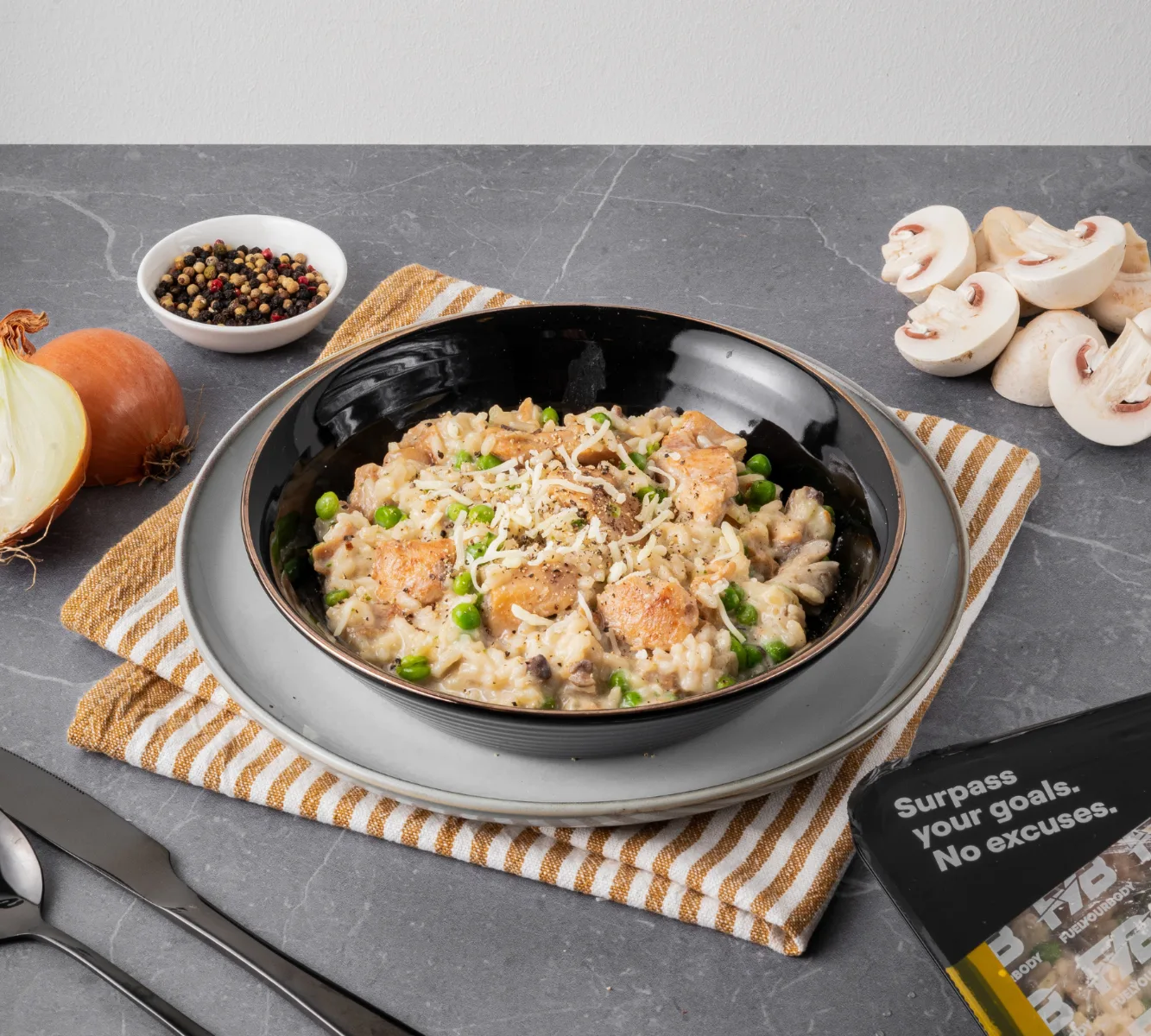 Mushroom Risotto - Chicken