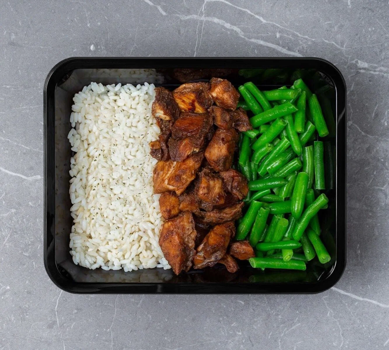 Rijst - Kip Teriyaki - Sperziebonen