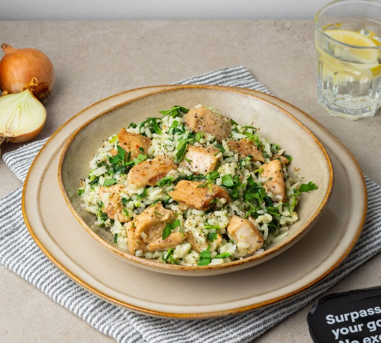 Vegetarische Risotto Spinazie - Kip [VEGA]