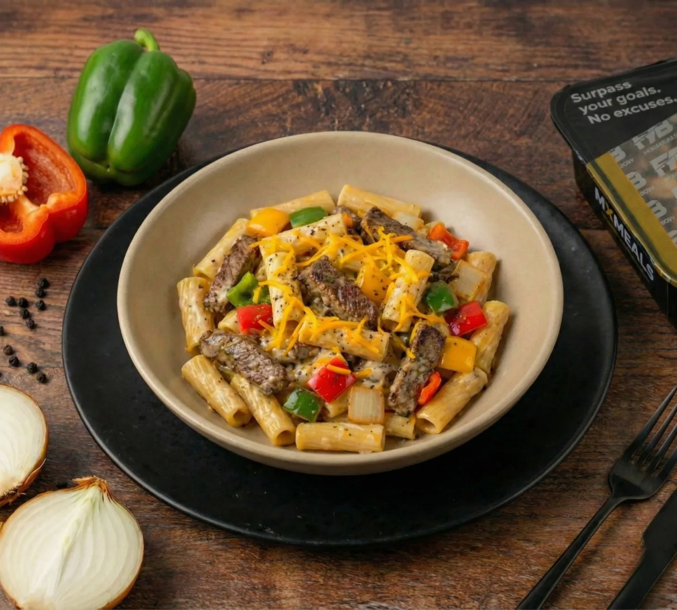 Philly Cheese Steak Pasta