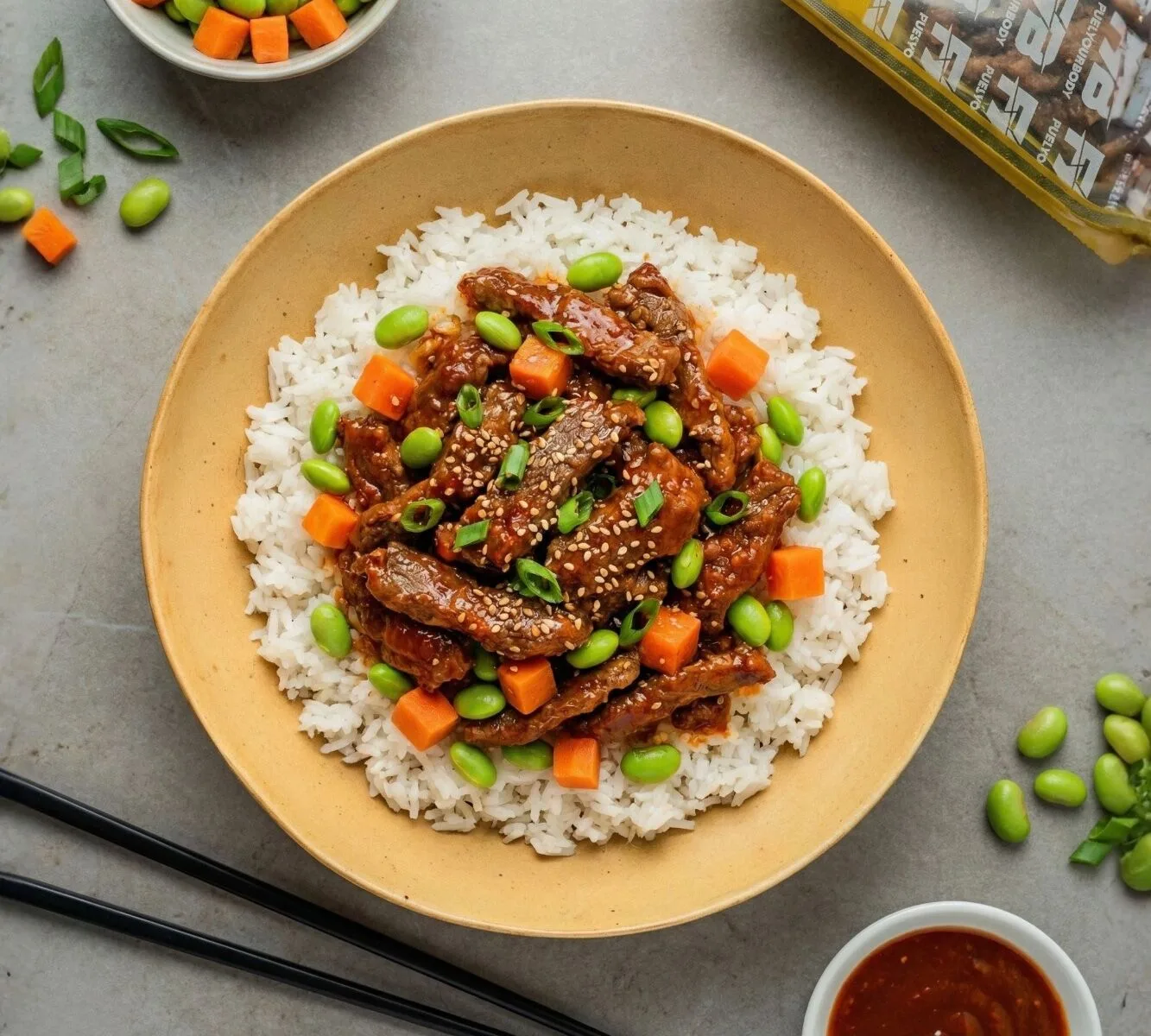 Hot Korean Beef Ricebowl