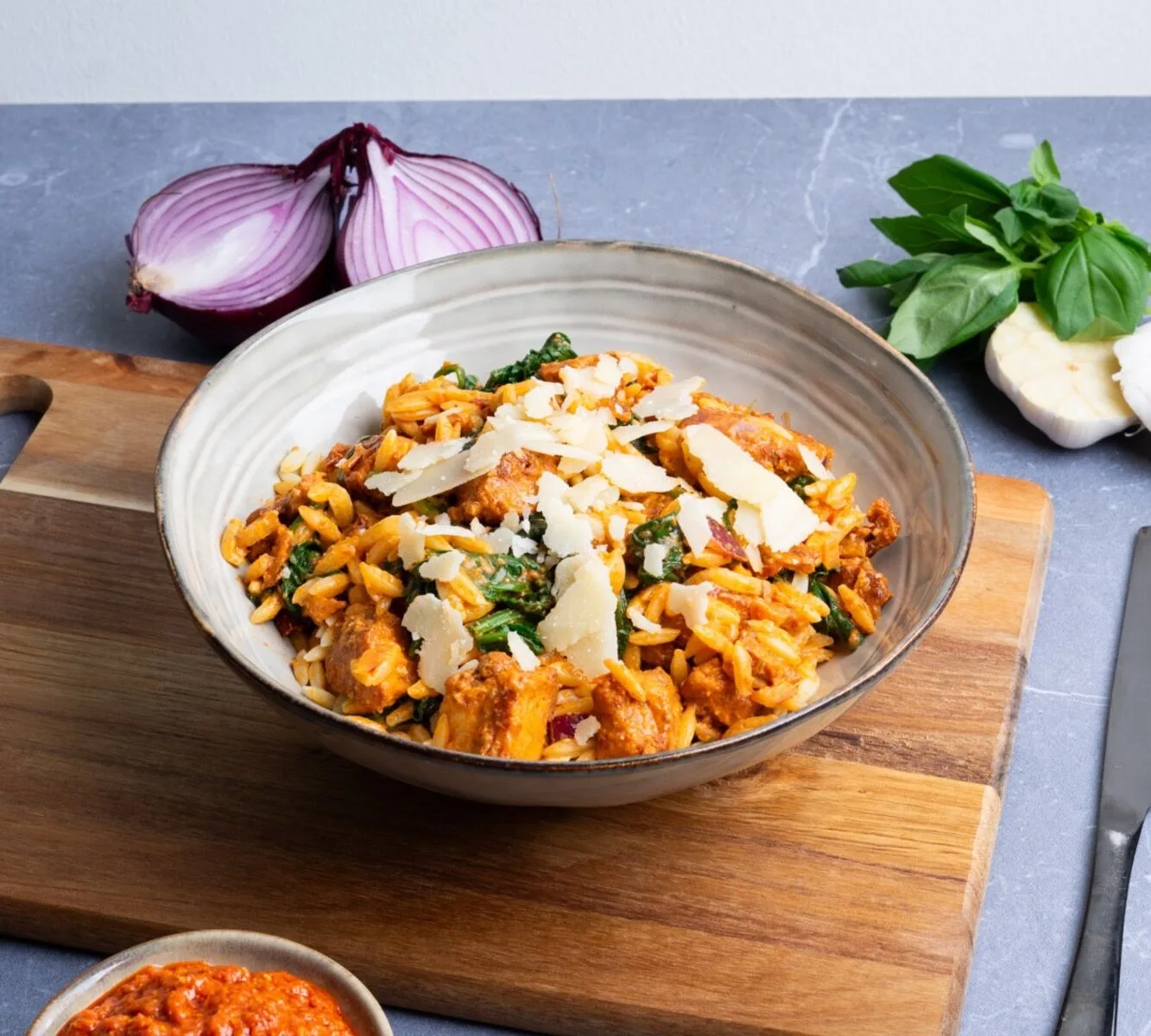 Red Pesto Orzo - Vega Chicken [VEGA]