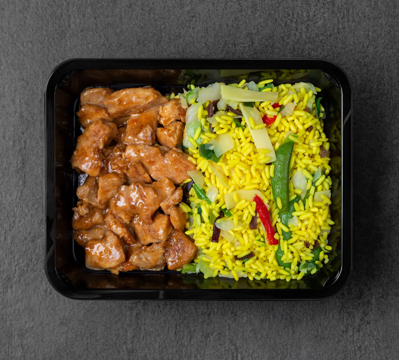 Yellow Rice - Chicken Satay