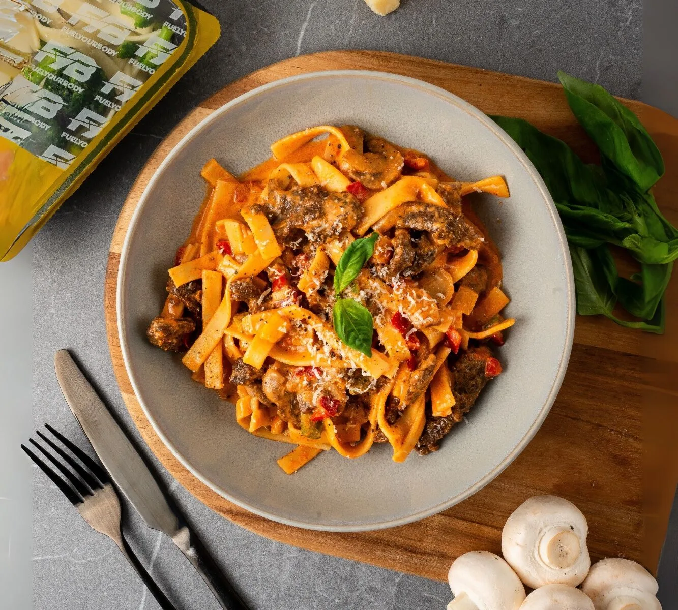 Tagliatelle - Beef Stroganoff