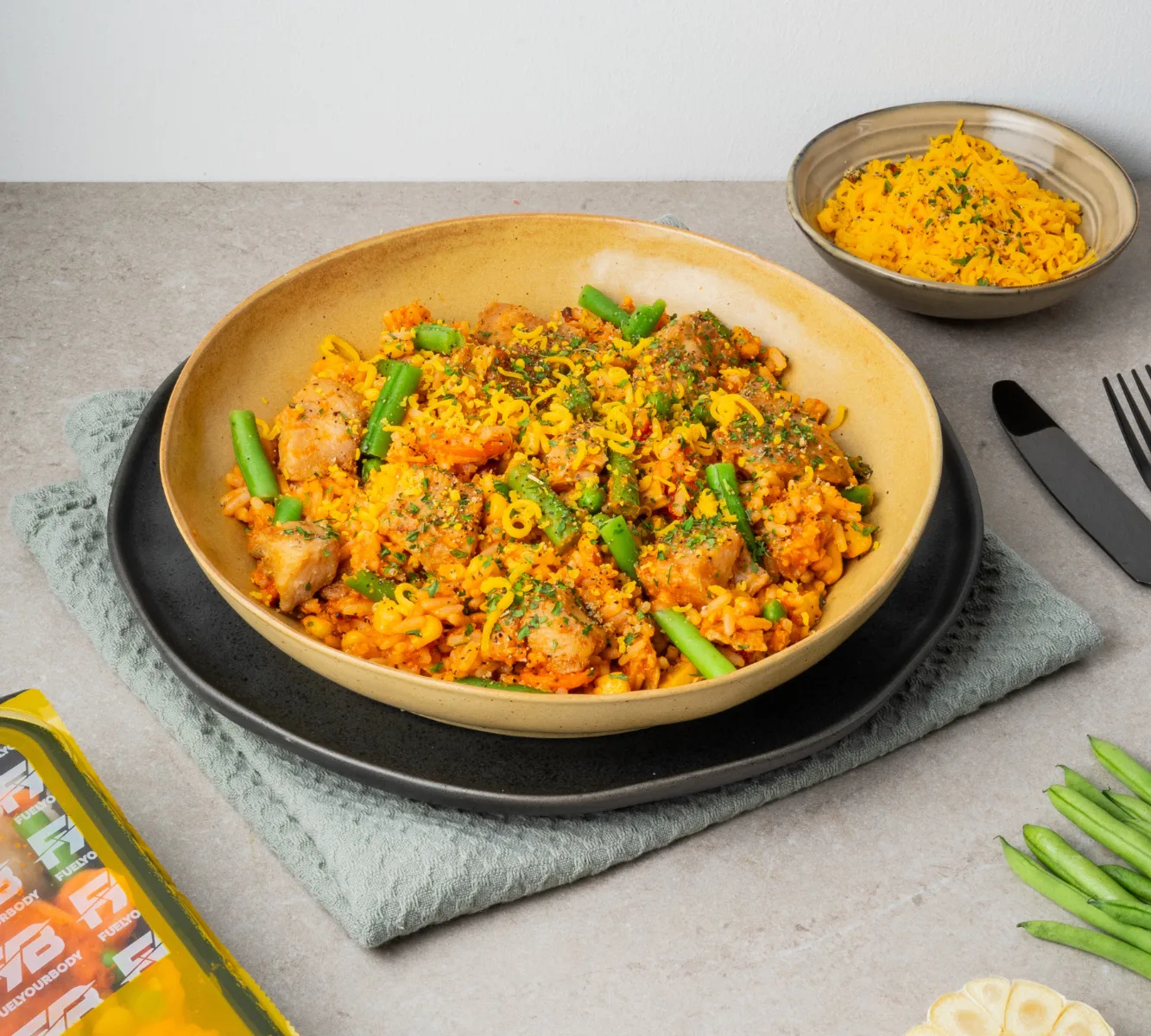Mexikanisches Reisgericht - Hähnchen [BULK]