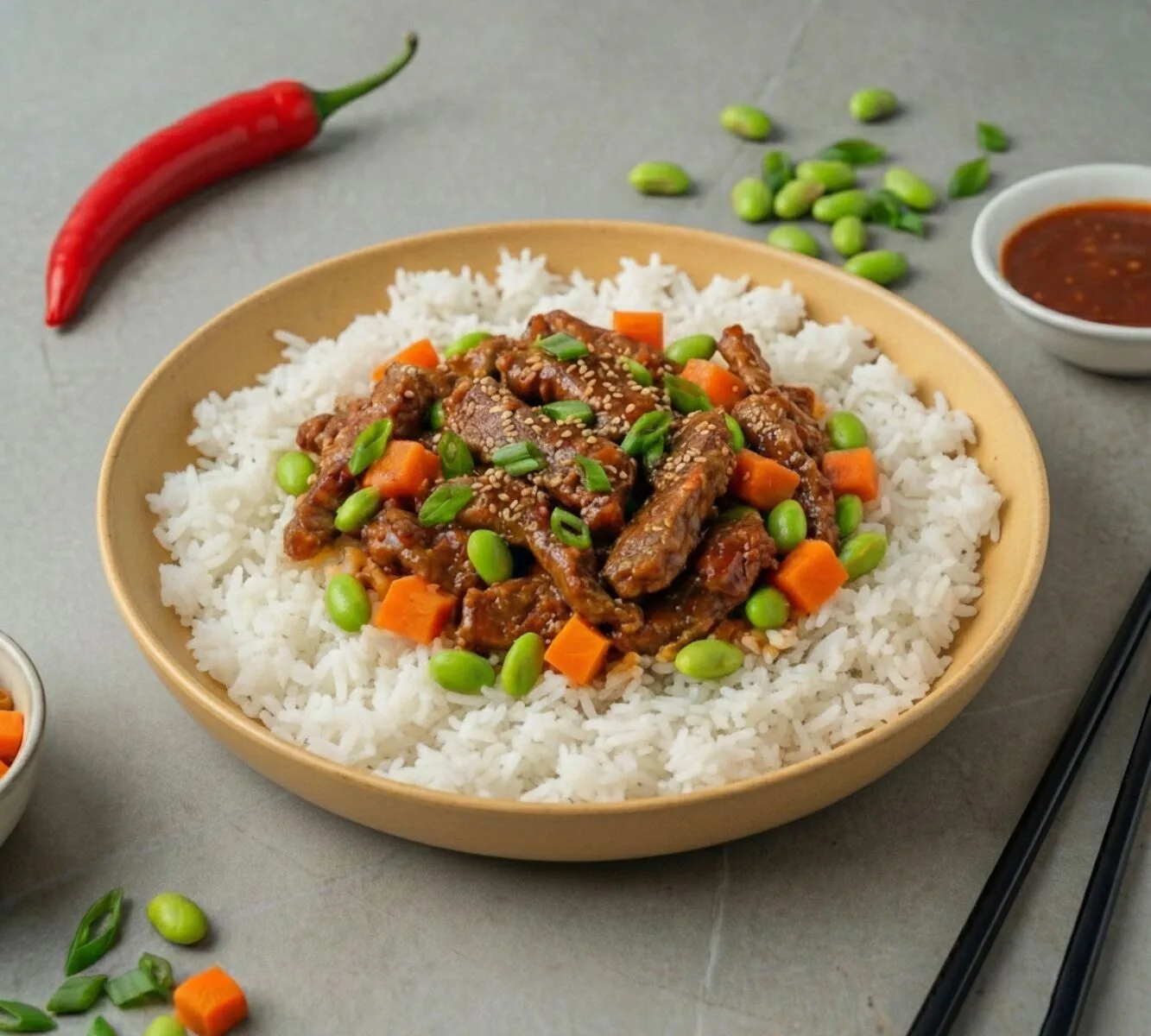 Hot Korean Beef Ricebowl [BULK]