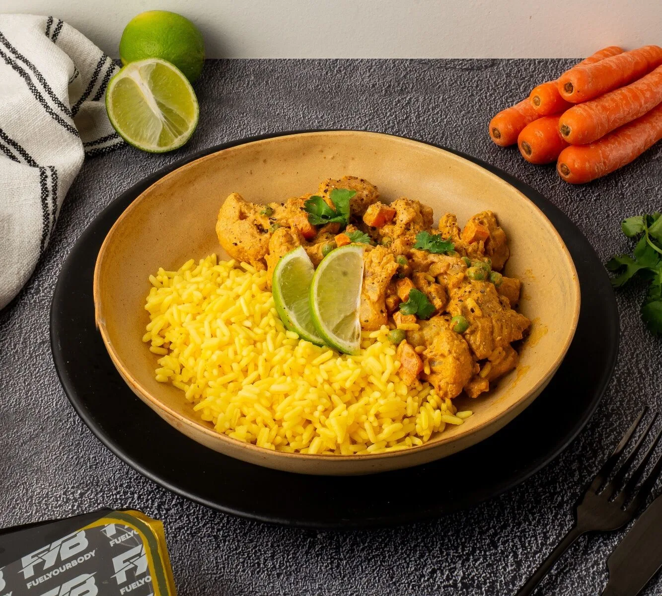 Yellow Rice - Chicken Tikka Masala [BULK]