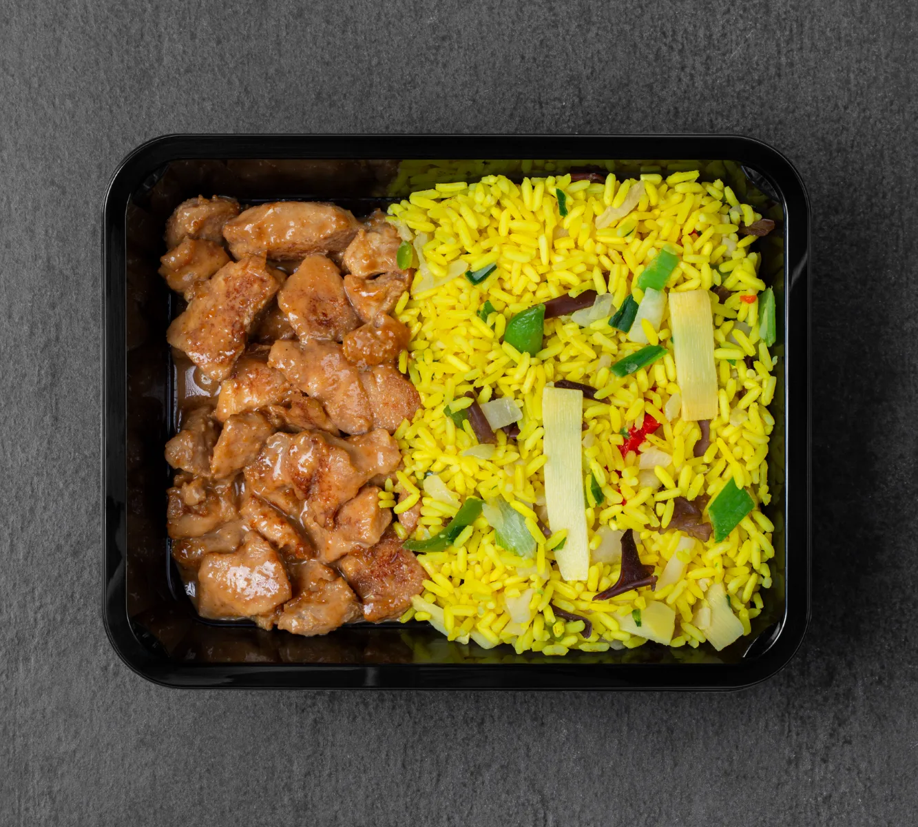 Gelber Reis - Hähnchen - Satay [BULK]