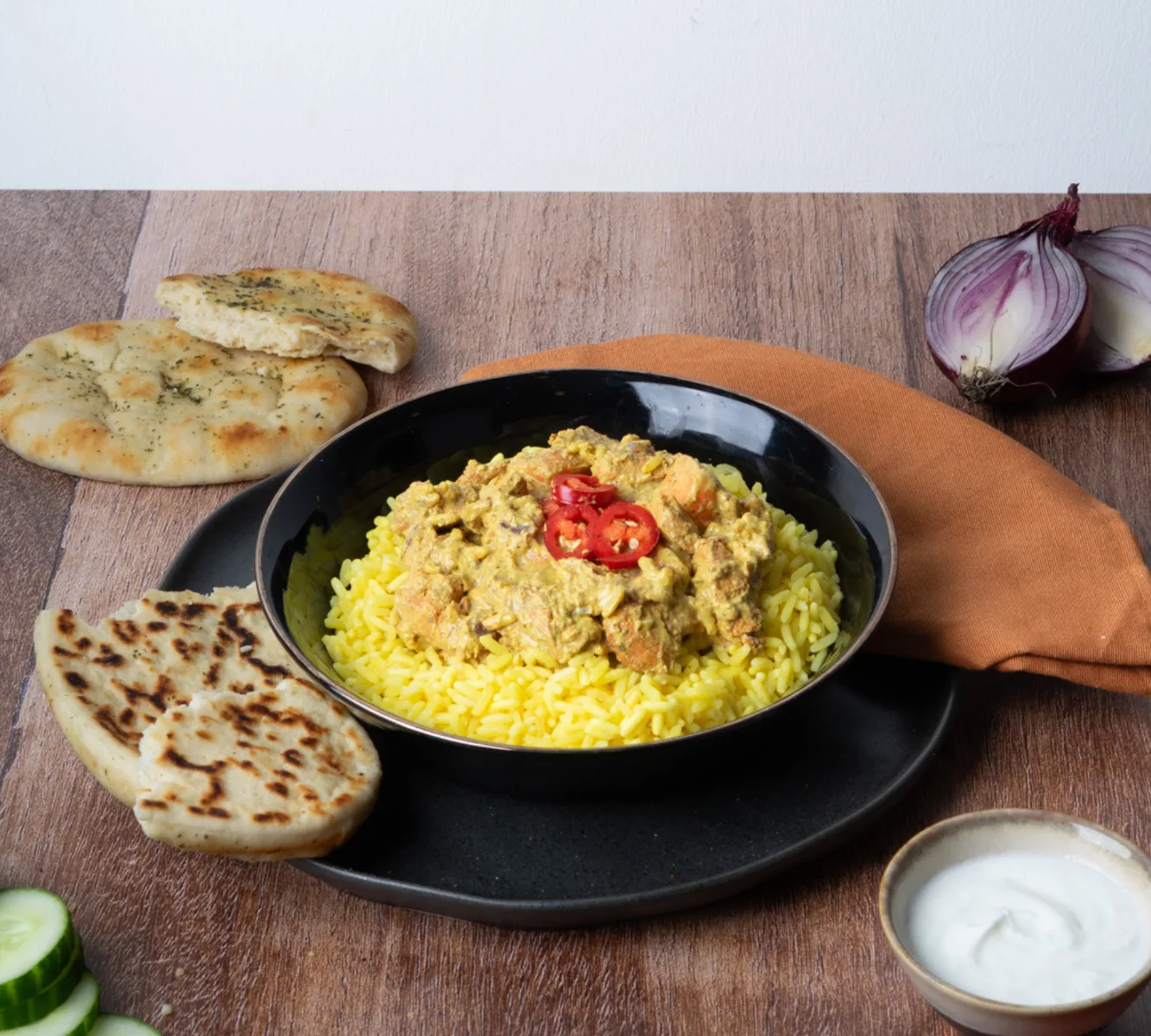 Gele Rijst - Kip Tandoori [BULK]