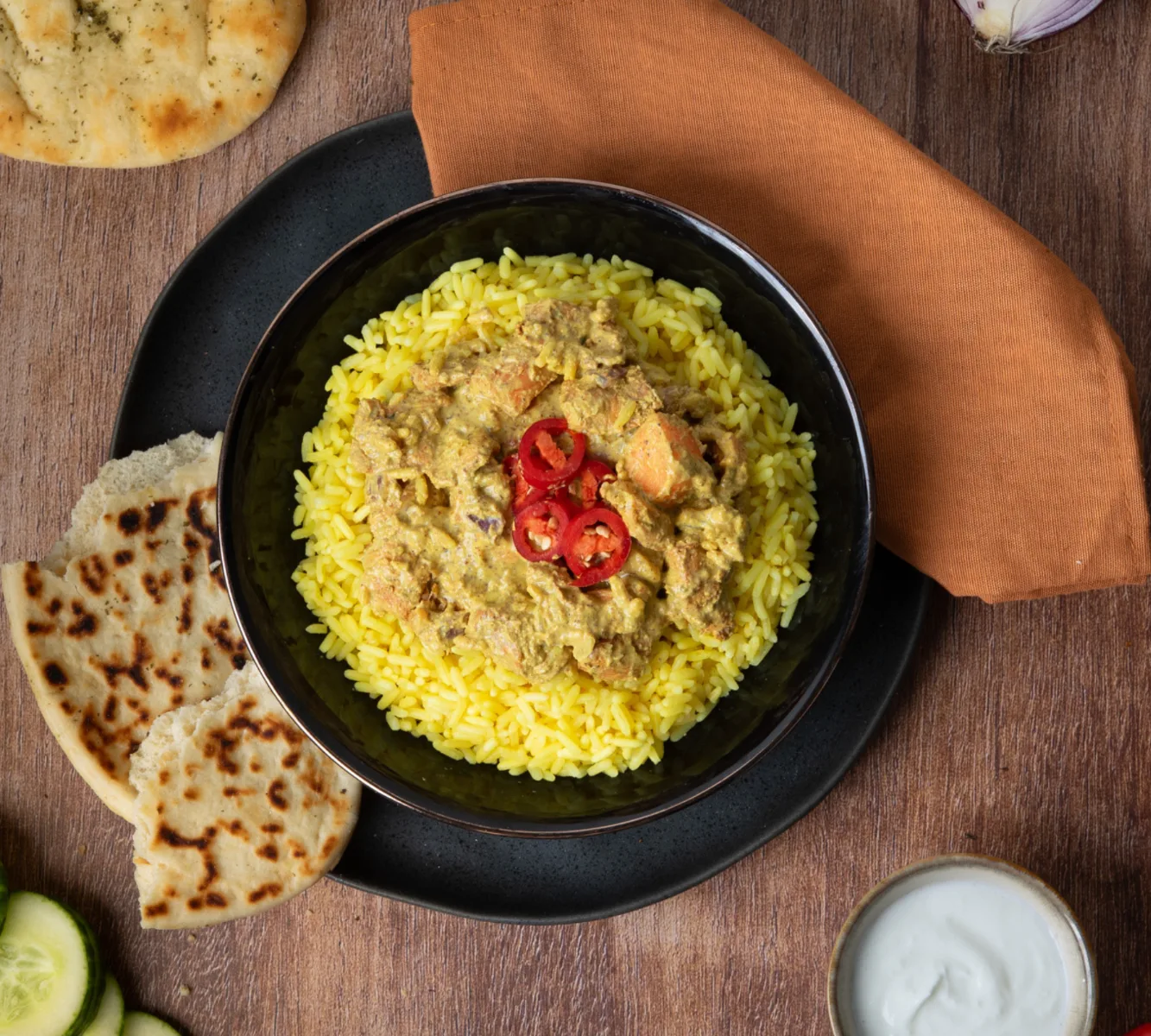Gele Rijst - Kip Tandoori [BULK]