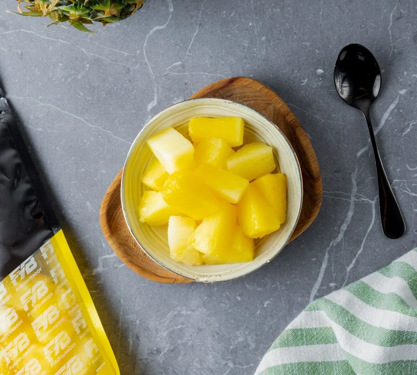 Ananas Blokjes - 500 gram