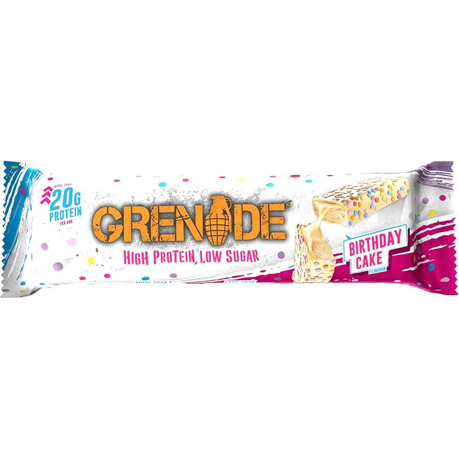 Grenade Protein Bar Birthday Cake 60g