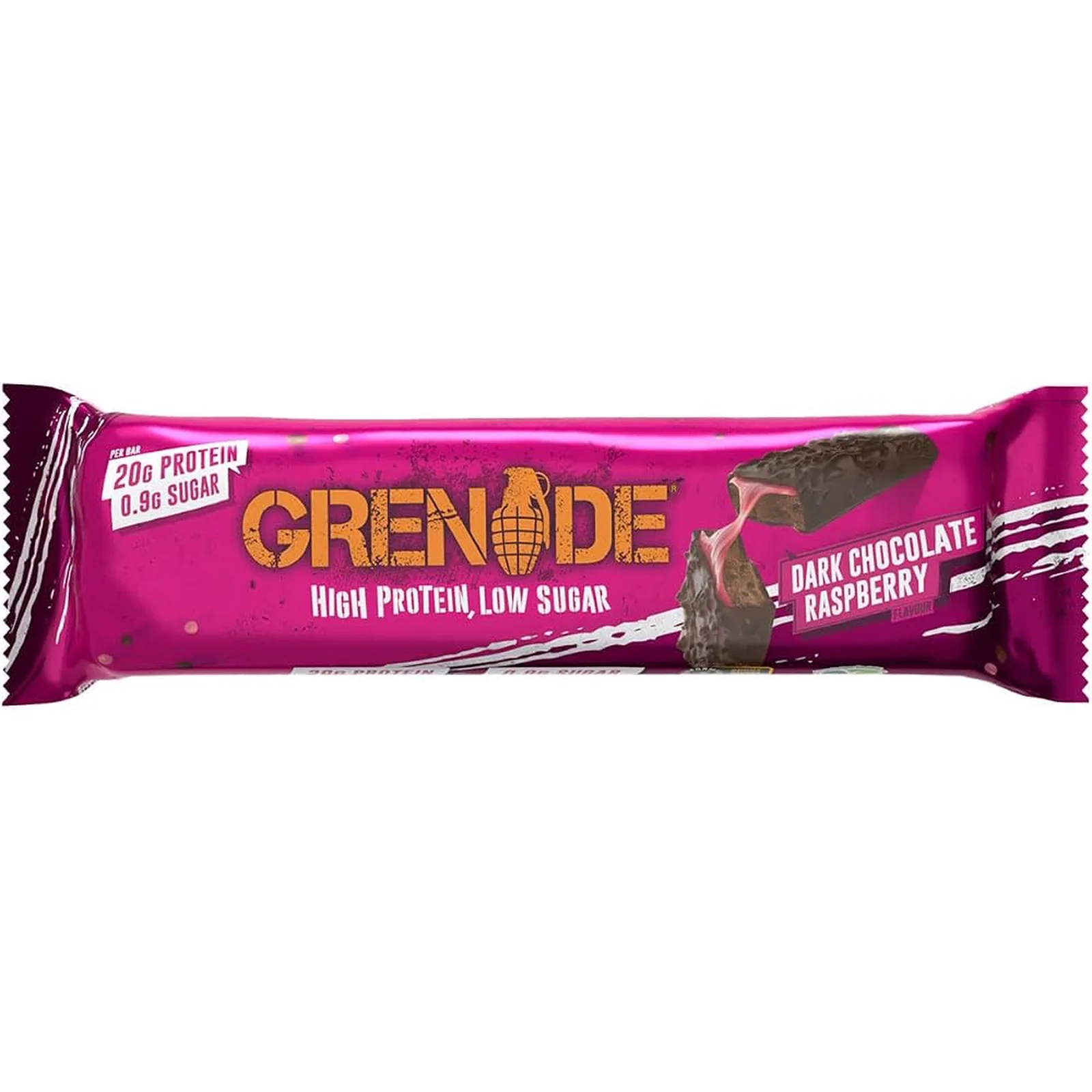 Grenade Protein Bar Dark Chocolate Raspberry 60g