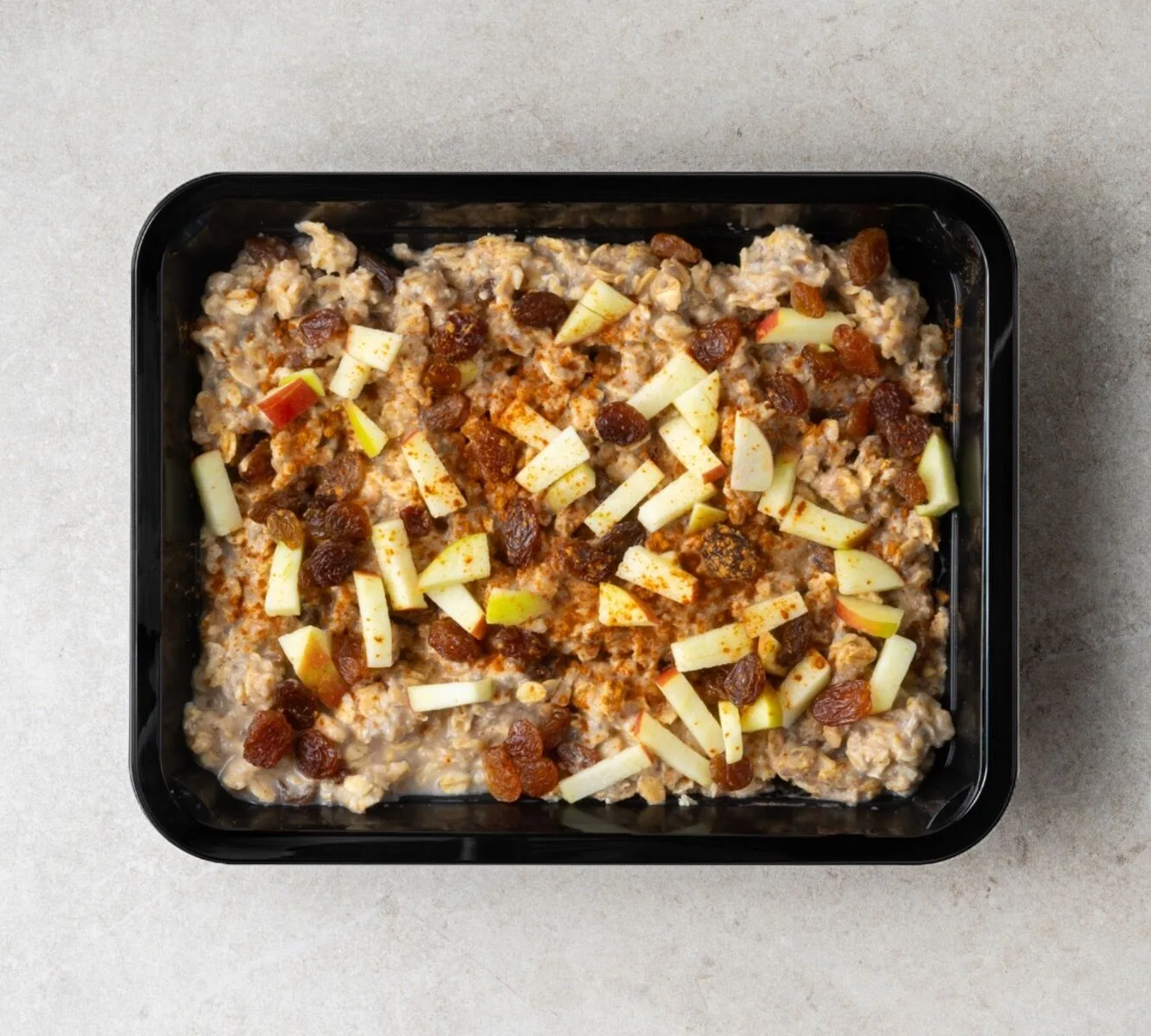 High Protein Overnight Oats - Apple Pie