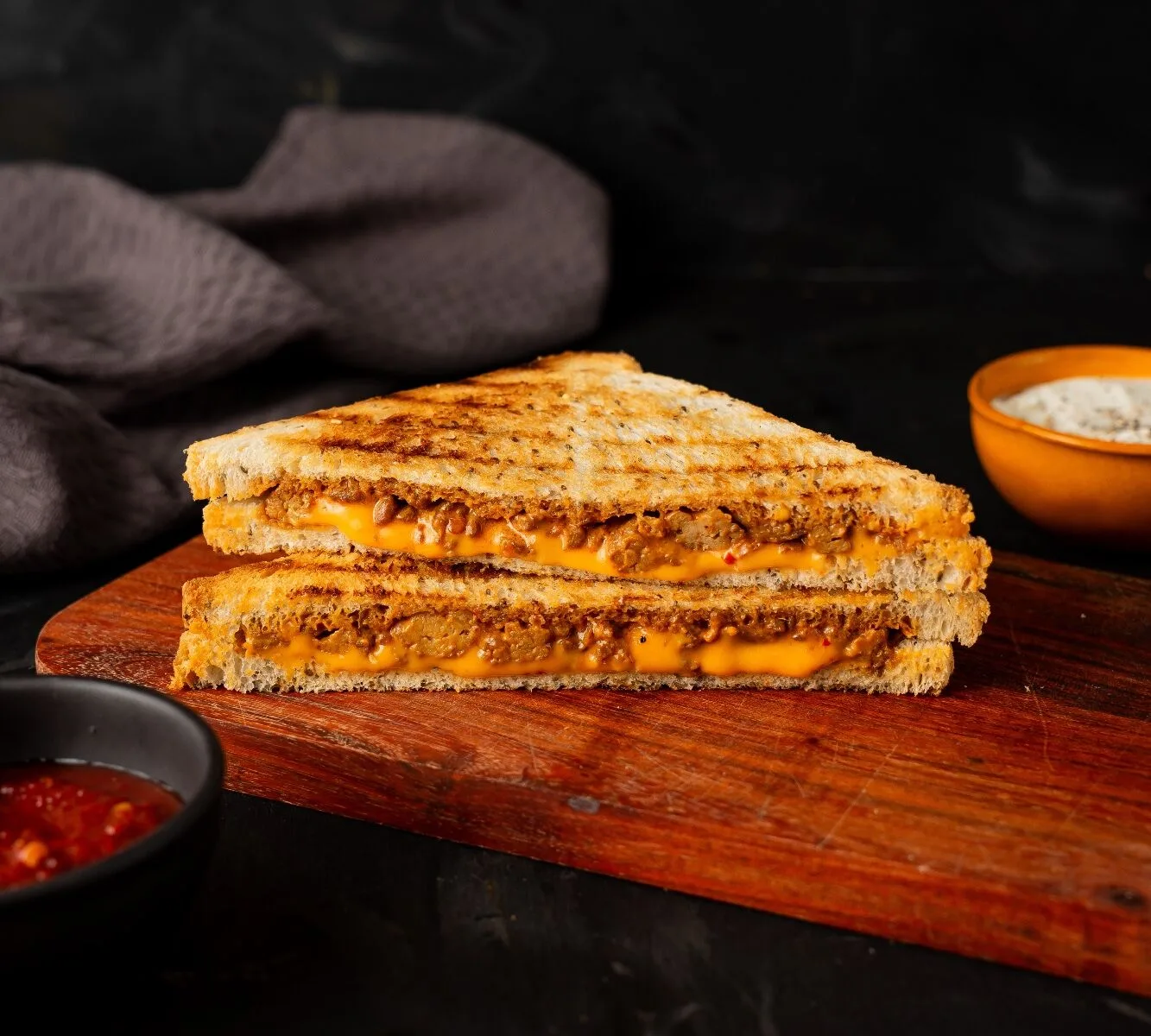 High Protein Toast - Hot & Spicy Chicken