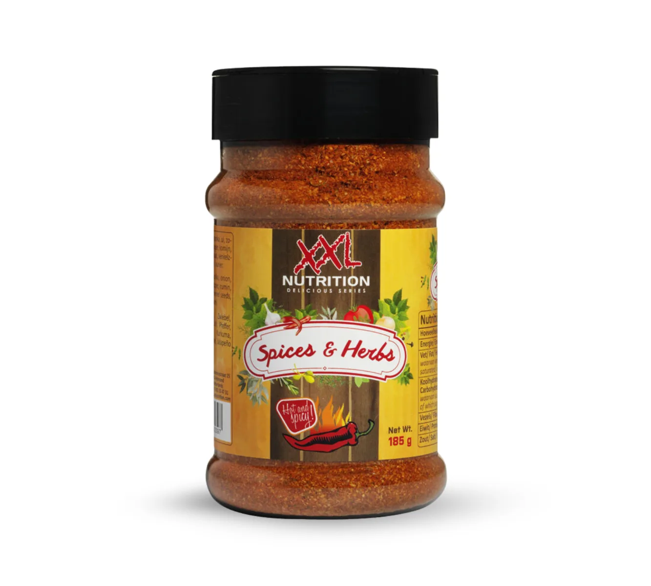 Hot & Spicy Kruiden - 185 gram