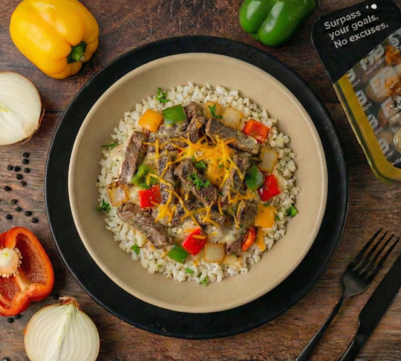 Philly Cheese Steak Pasta [LOWCARB]