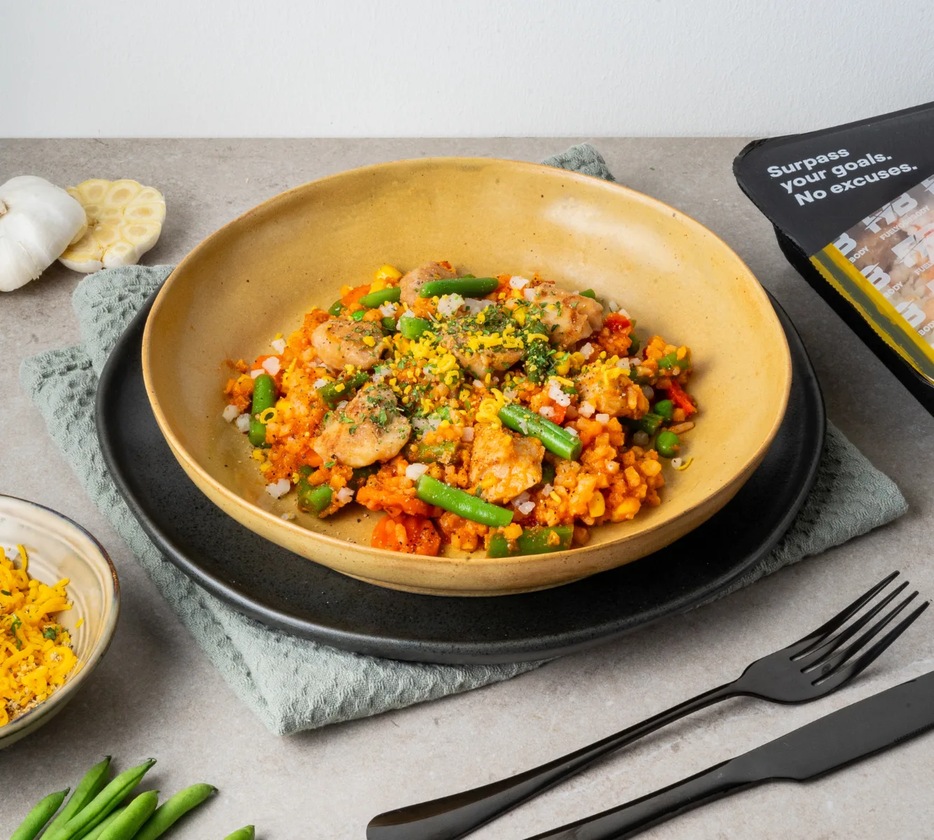 Mexican Cauliflower Rice Bowl - Chicken [LOWCARB]