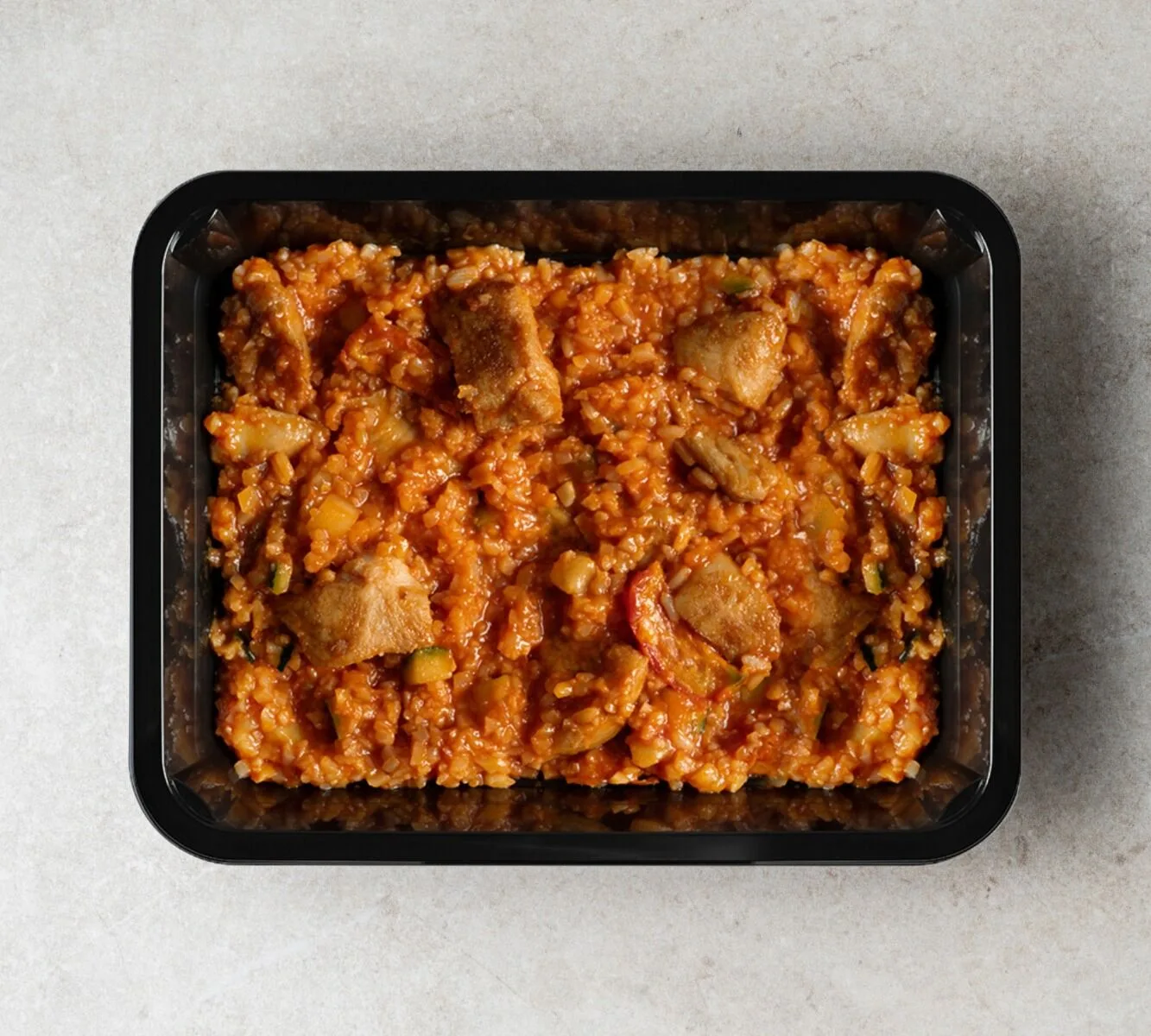 Tomaten-Blumenkohl-Risotto - Hähnchen [LOWCARB]