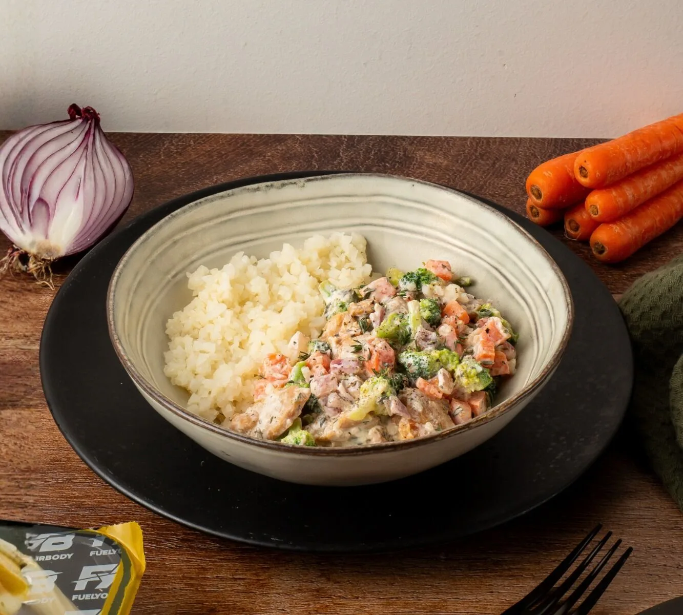 Cauliflower Rice - Honey Herb Chicken [LOW CARB]
