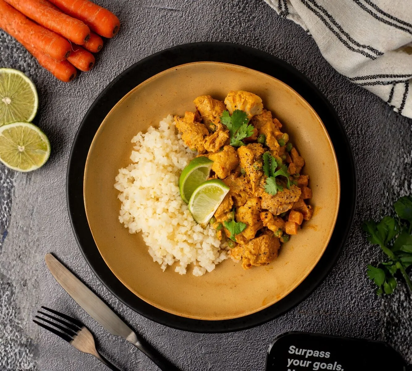 Blumenkohlreis - Tikka Masala [LOW CARB]
