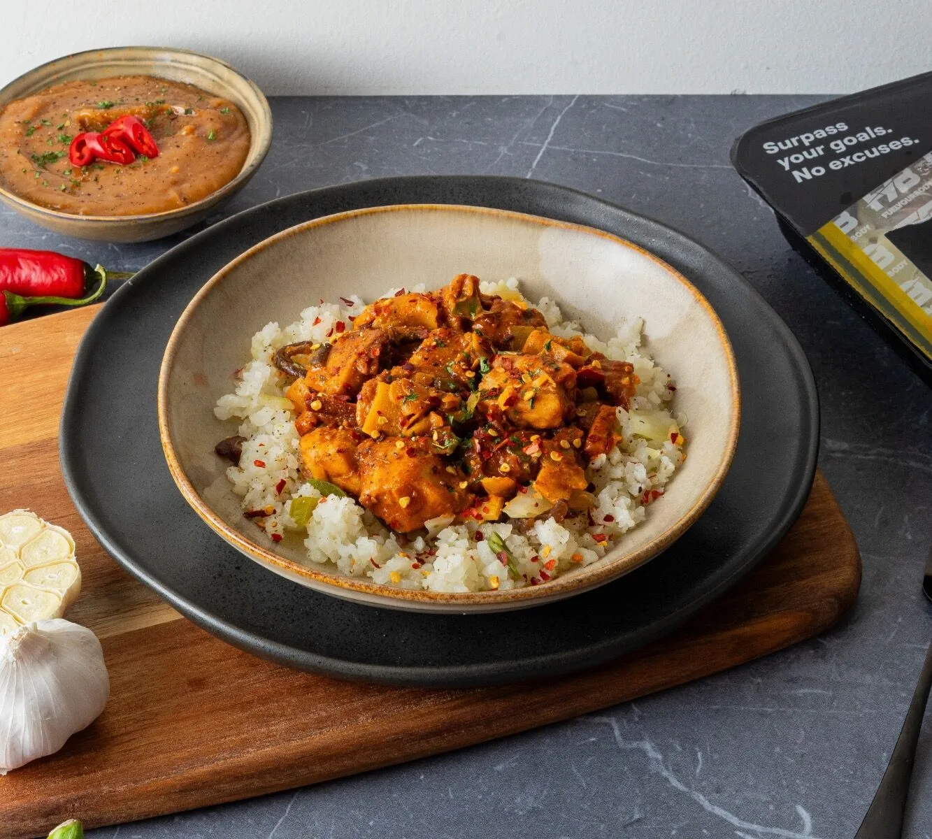Cauliflower Rice - Chicken Satay [LOWCARB]