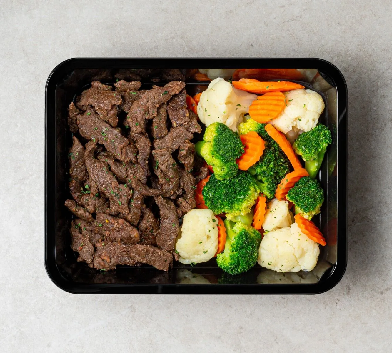 Beef Strips Teriyaki - Broccoli Mix (with herbs)