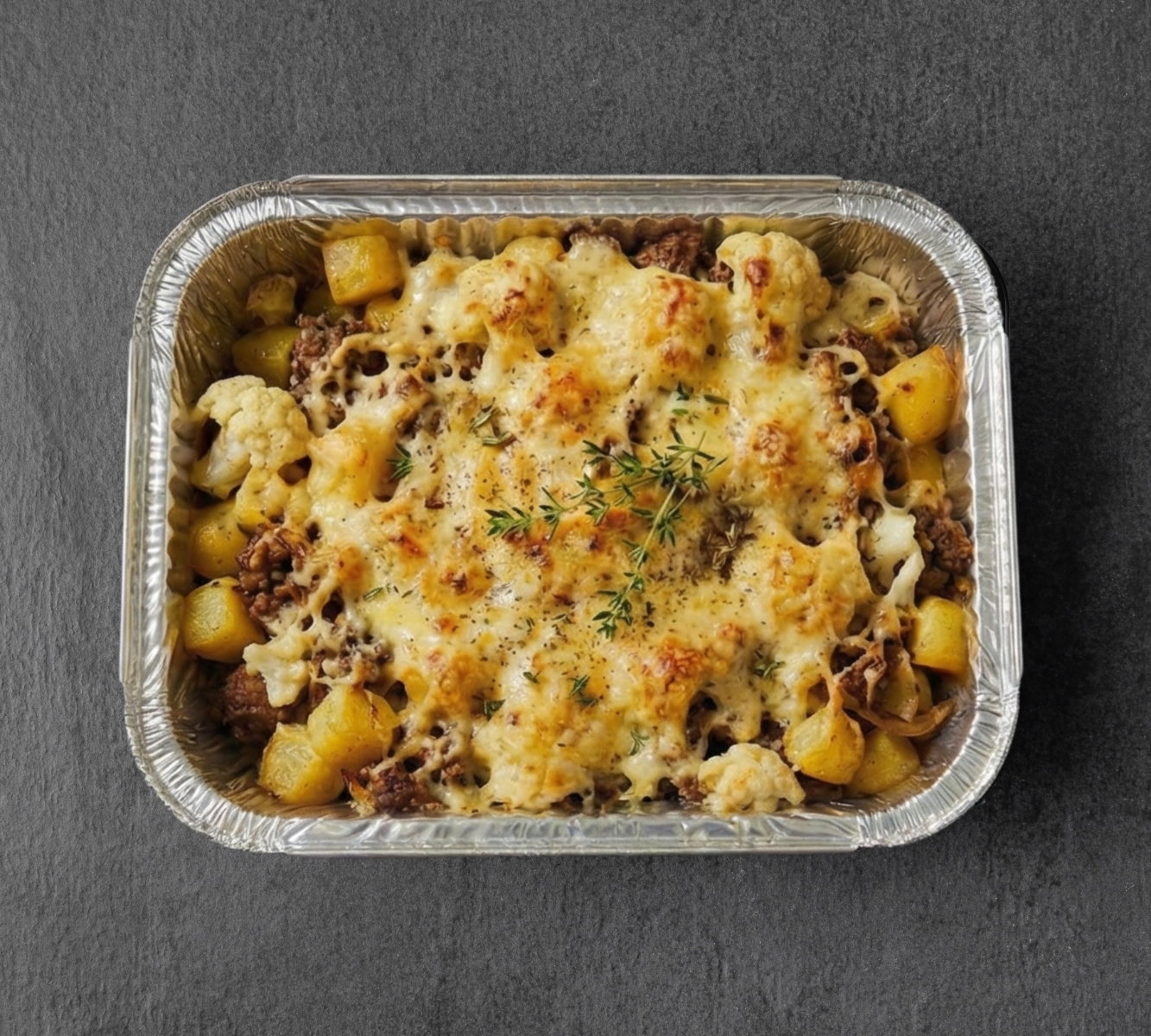 Aardappel Ovenschotel - Rundergehakt, Bloemkool & kaas [OVENMEAL]