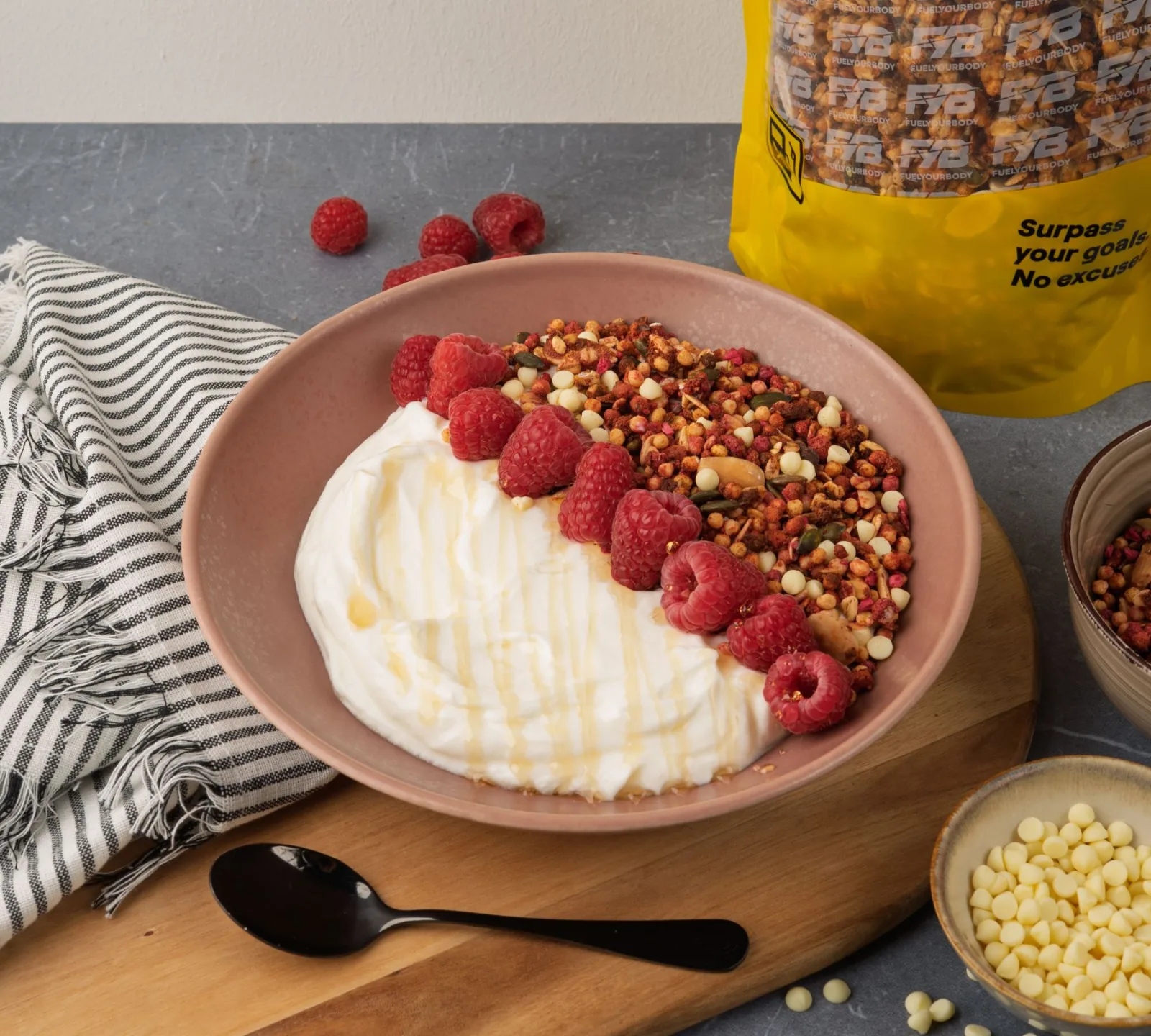 Protein Granola - Raspberry White Choco  [500g]