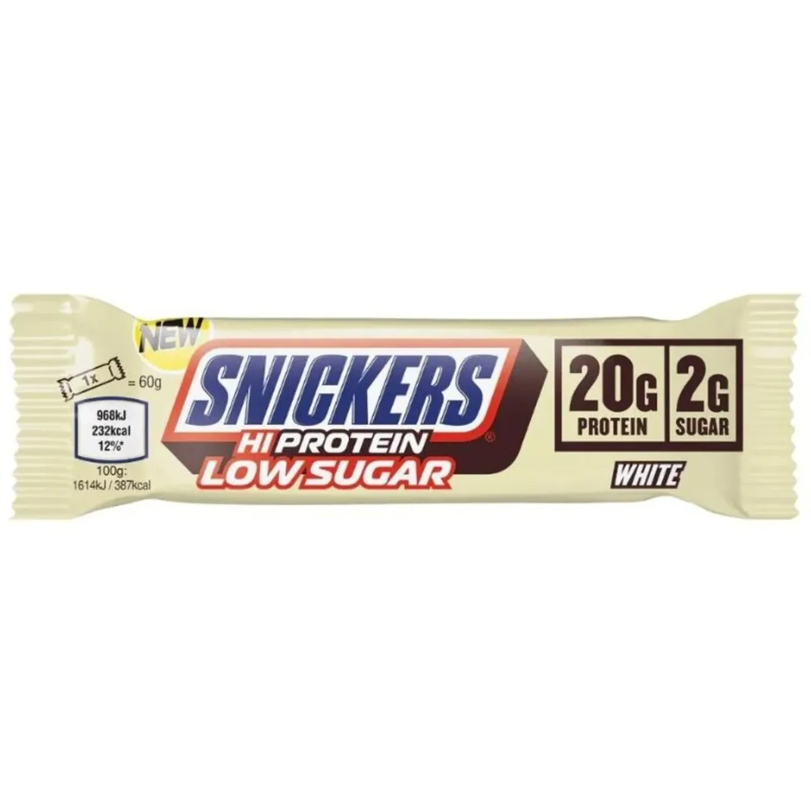 Snickers HiProtein Low Sugar Bar White 57g