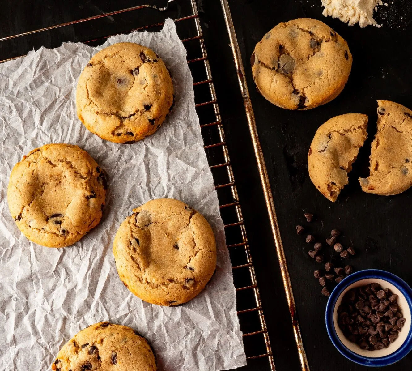 High Protein Chocolate Chip Cookie