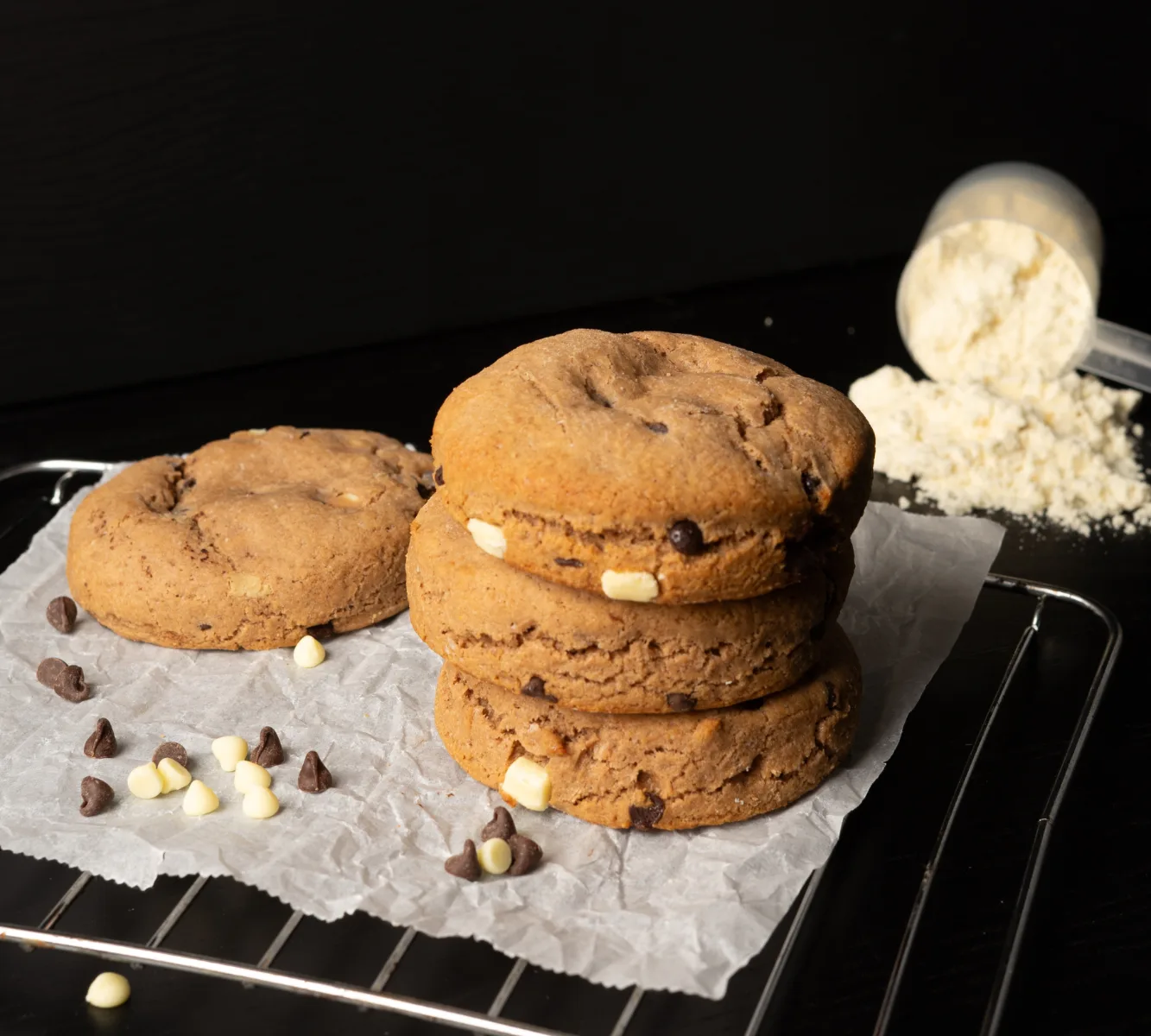 High Protein Double Chocolate Chip Cookie