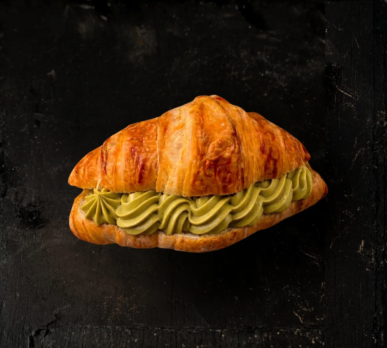 High Protein Pistache Filled Croissant